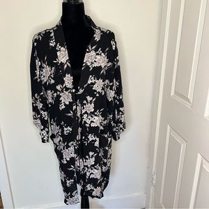 Spiritual Gangster Floral Kimono Robe Tie Waist One Size